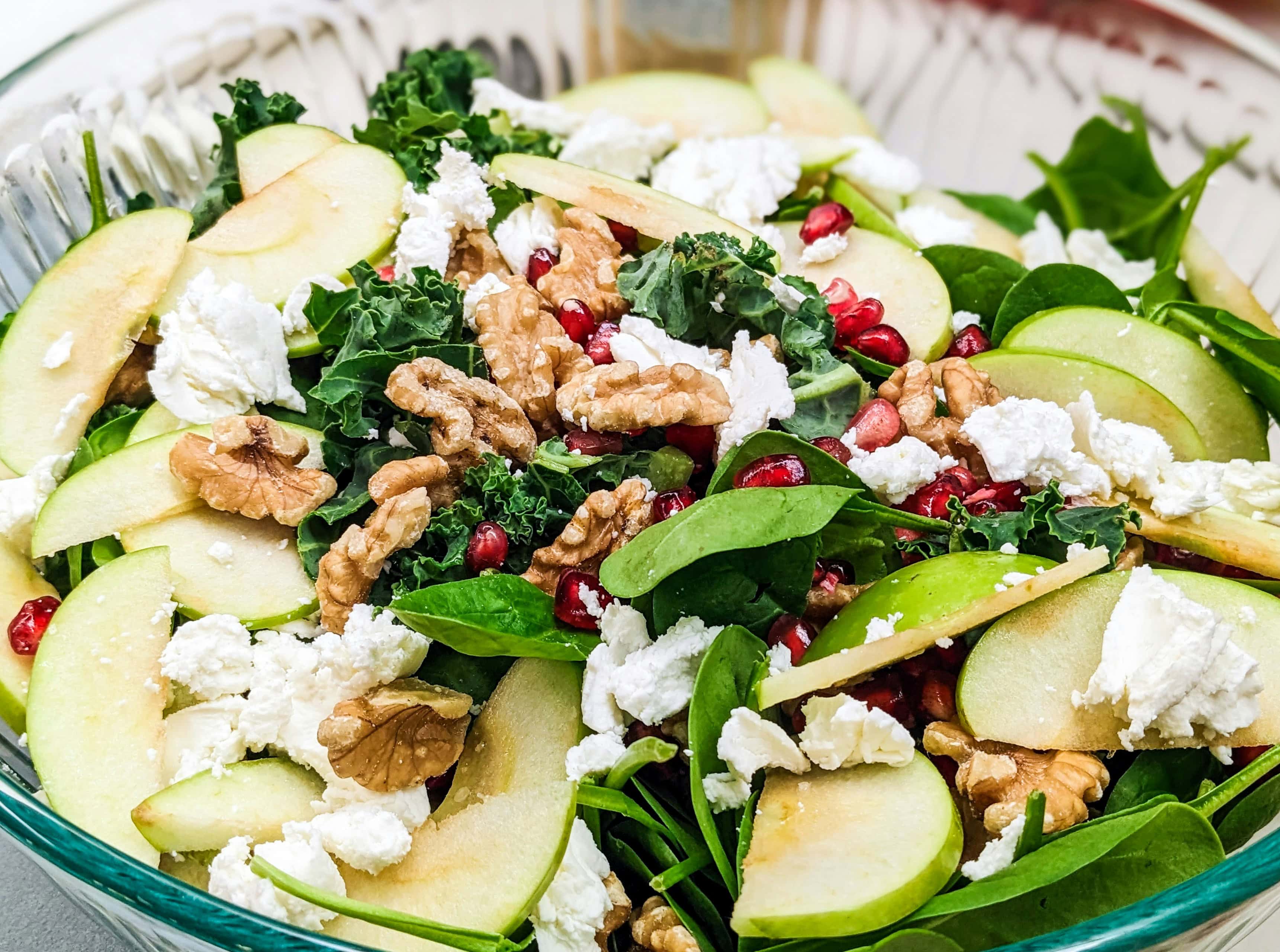 Bowl with Spinach Salad